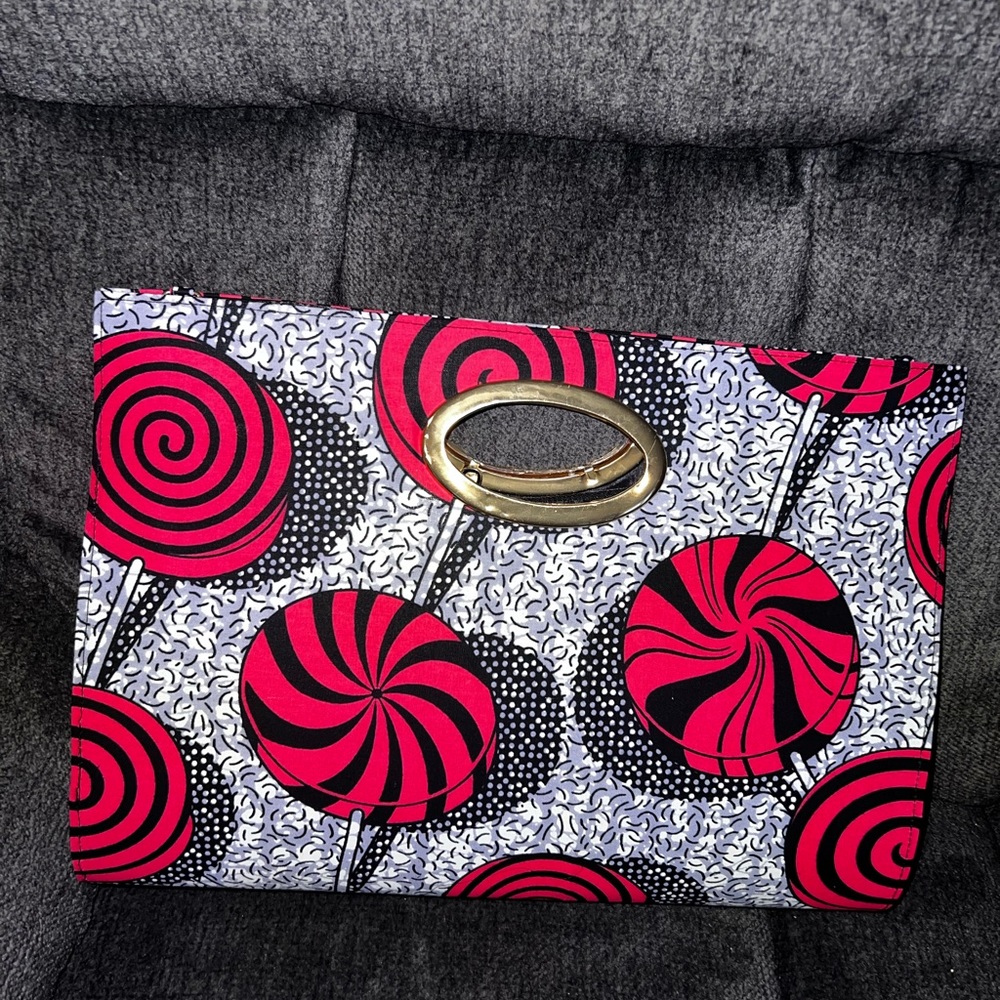 African print handbag